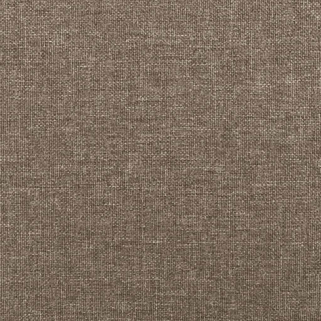 Uzglavlje boje taupe 180x5x118/128 cm tkanina