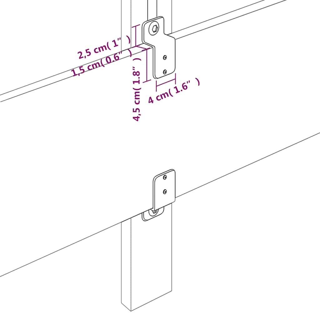 Uzglavlje tamnoplavo 100x5x118/128 cm baršunasto
