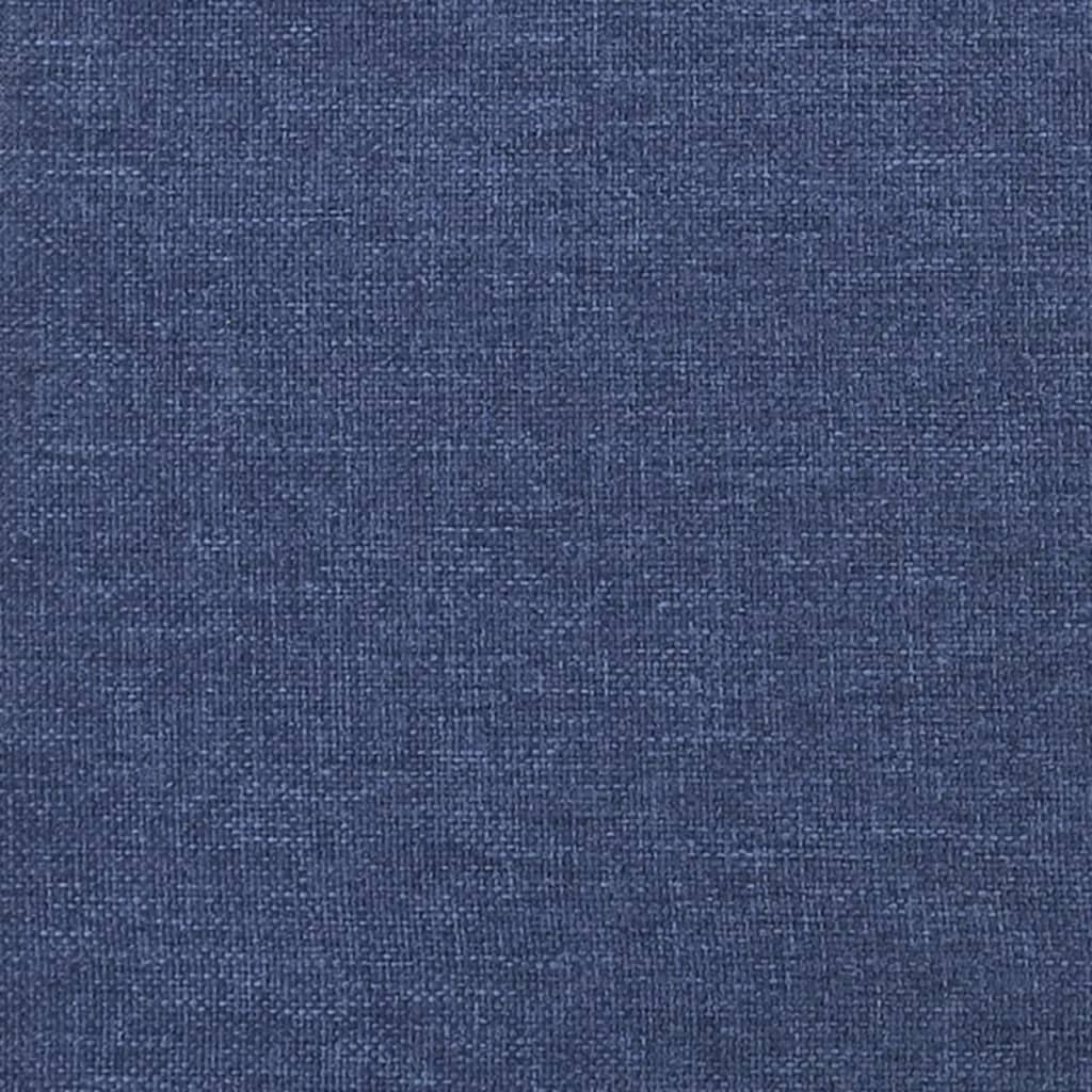 Uzglavlje s ušima plavo 103x23x78/88 cm od tkanine
