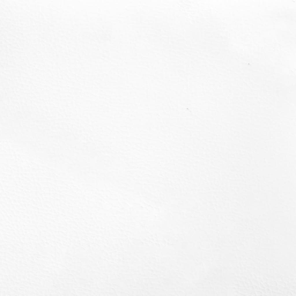 Uzglavlje s ušima bijelo 103x23x78/88 cm od umjetne kože