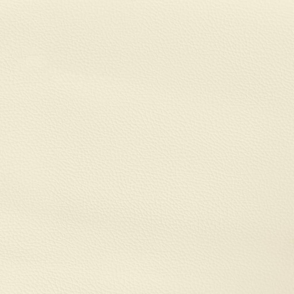 Uzglavlje s ušima krem 203x23x78/88 cm od umjetne kože