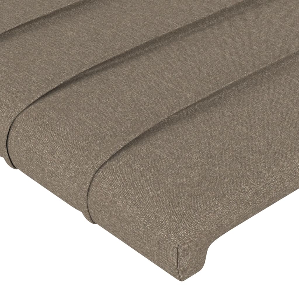 Uzglavlje s ušima smeđesivo 83x23x78/88 cm od tkanine