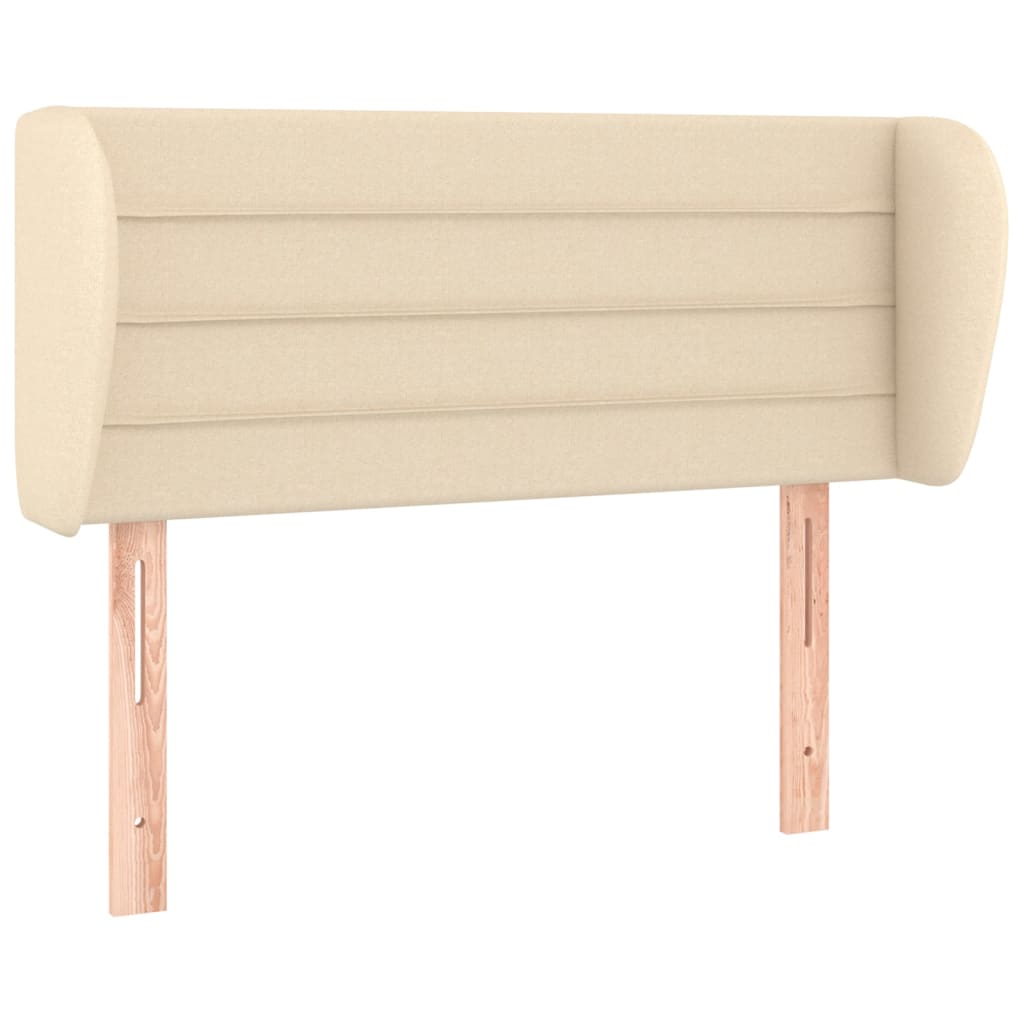 Uzglavlje s ušima krem 83x23x78/88 cm od tkanine
