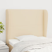 Uzglavlje s ušima krem 103x23x118/128 cm od tkanine