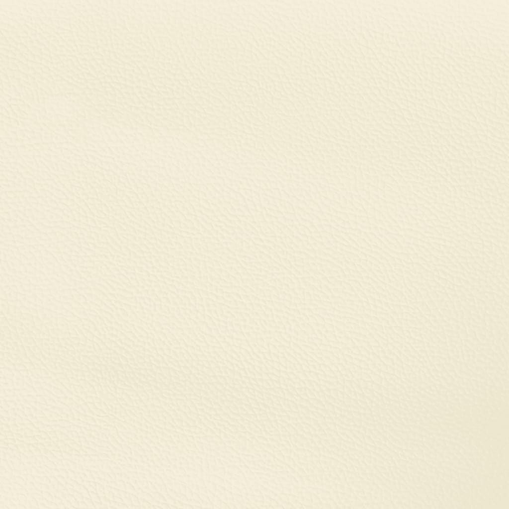 Uzglavlje s ušima krem 103x23x118/128 cm od umjetne kože
