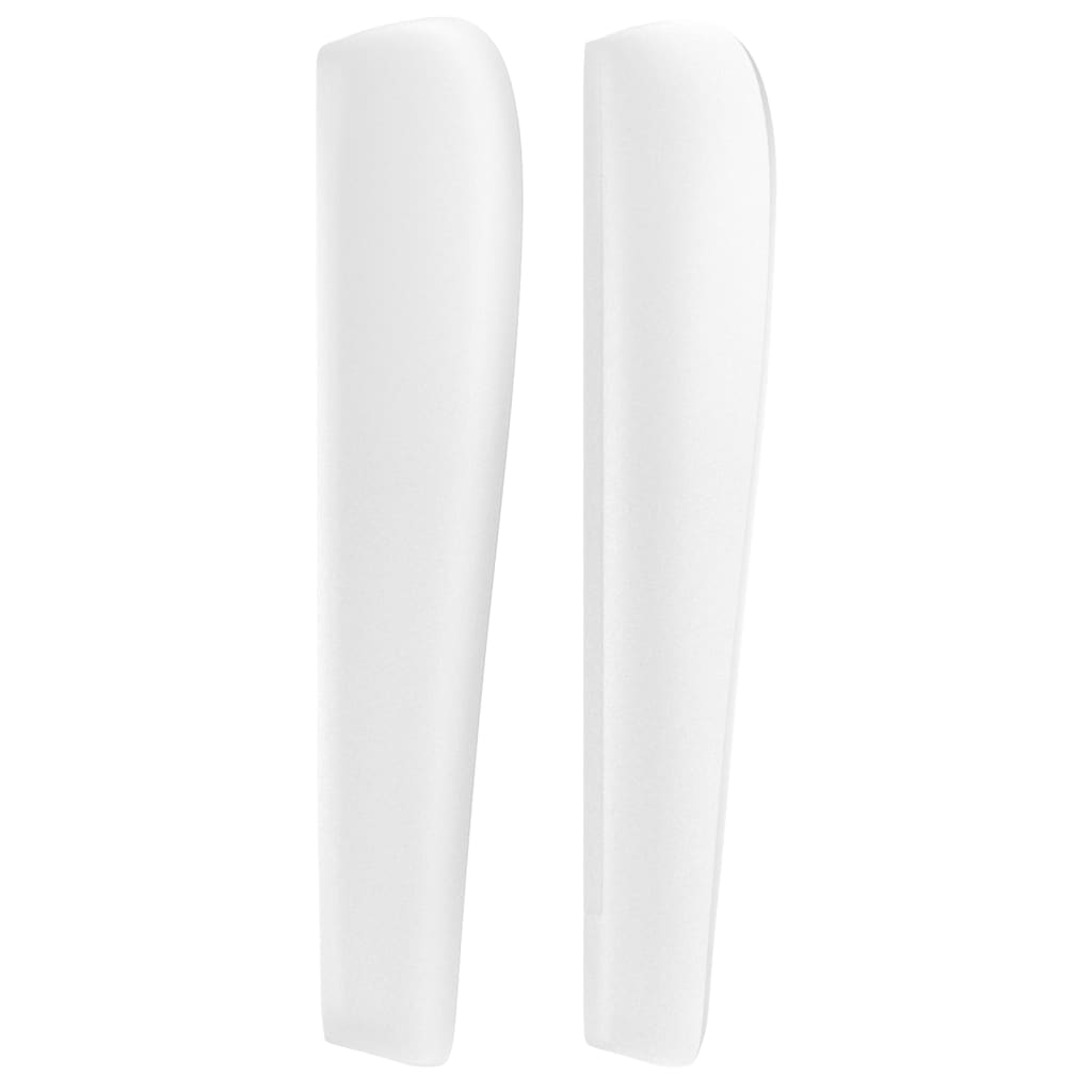 Uzglavlje s ušima bijelo 147x23x118/128 cm od umjetne kože