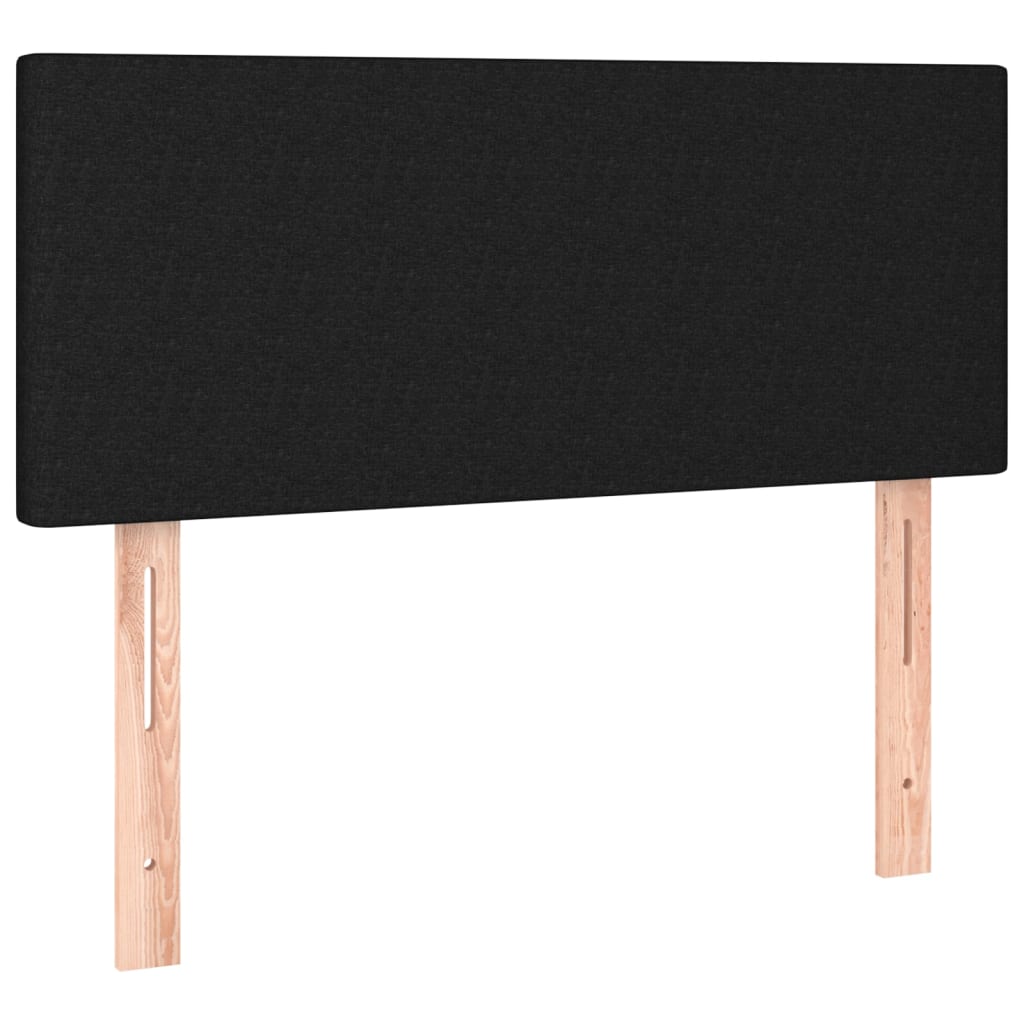 LED uzglavlje crno 80 x 5 x 78/88 cm od tkanine