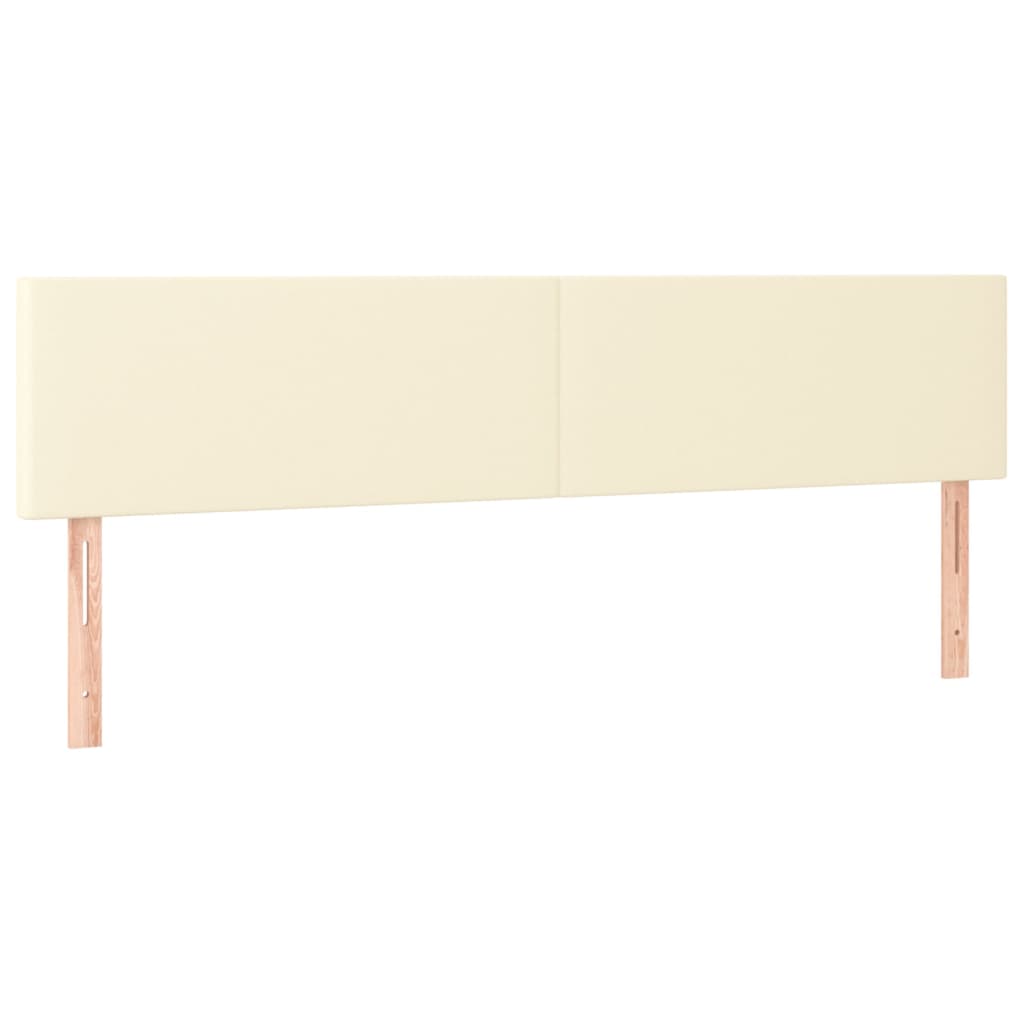 LED uzglavlje krem 180 x 5 x 78/88 cm od umjetne kože