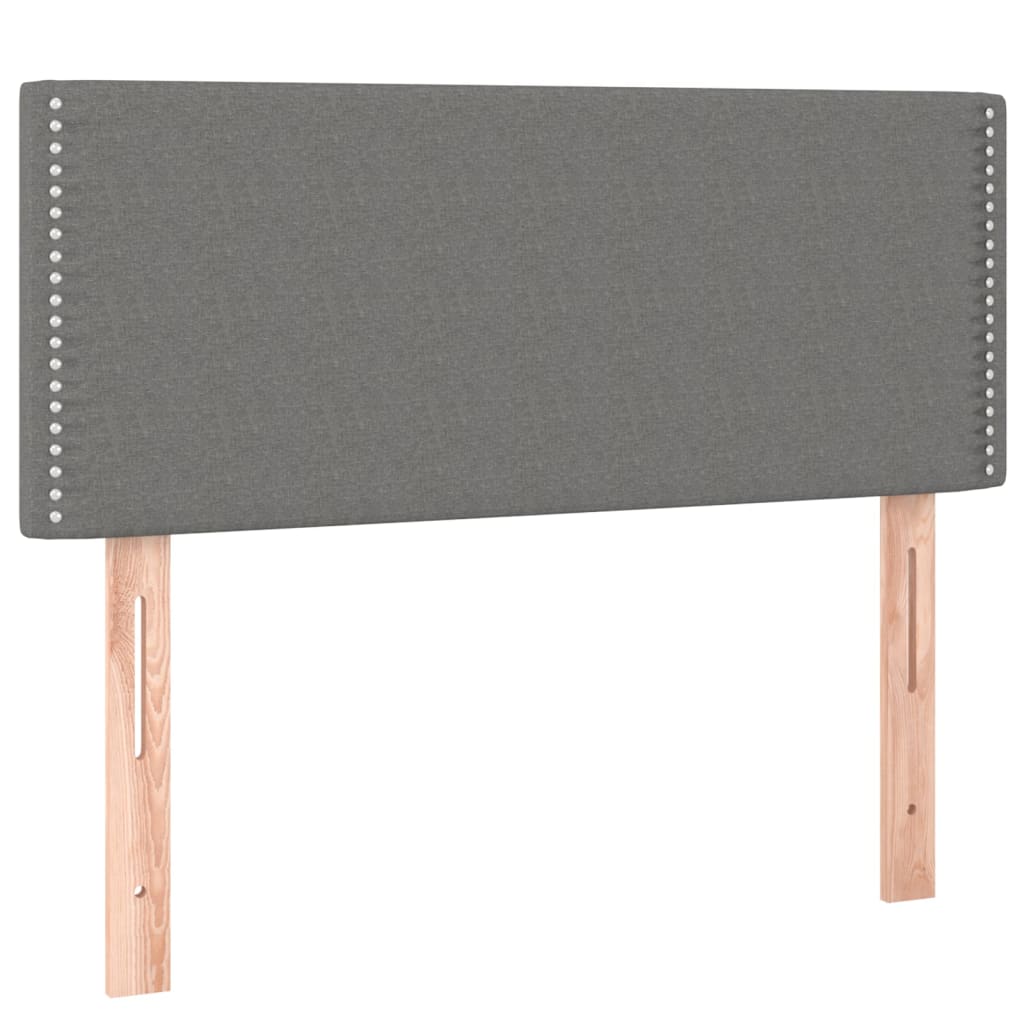 LED uzglavlje tamnosivo 90x5x78/88 cm od tkanine