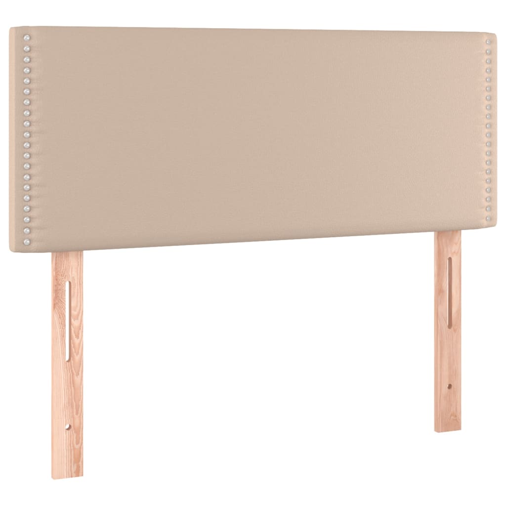 LED uzglavlje boja cappuccina 80 x 5 x 78/88 cm od umjetne kože