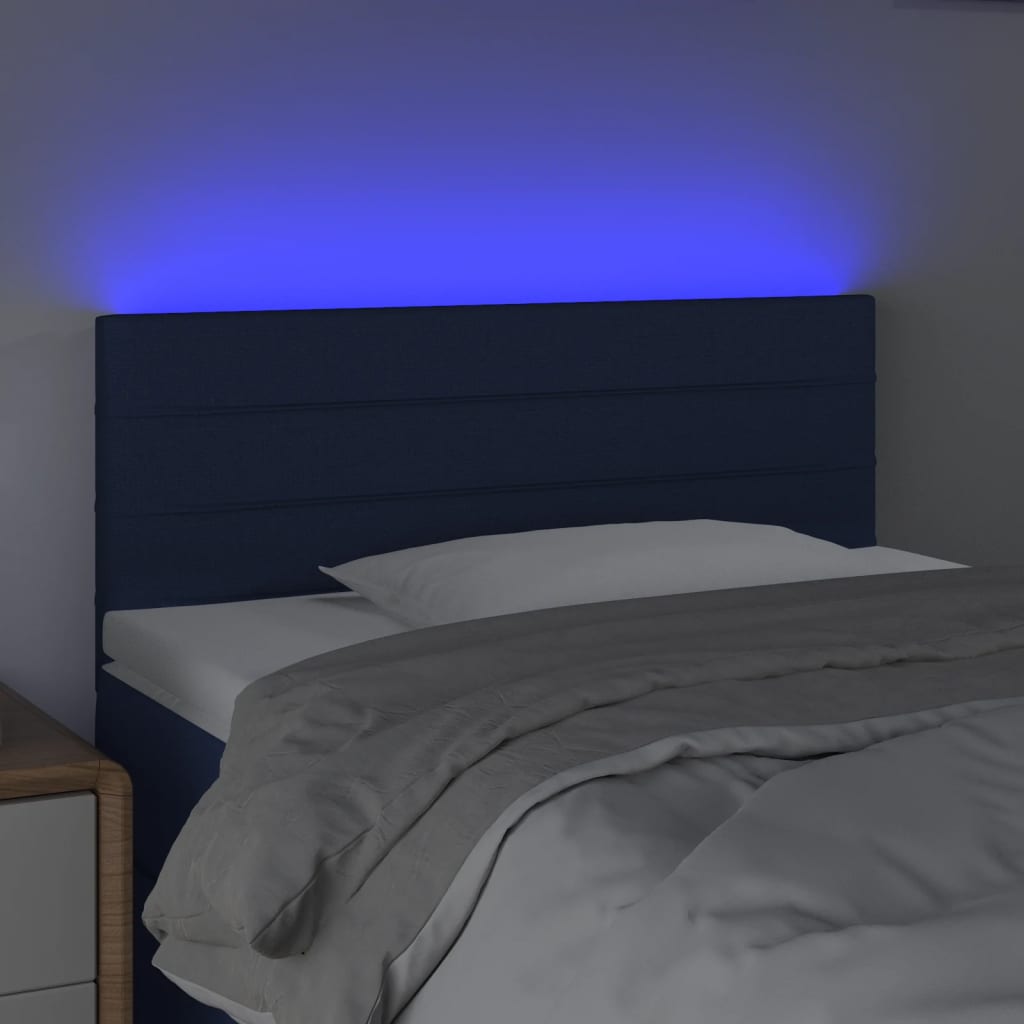 LED uzglavlje plavo 80 x 5 x 78/88 cm od tkanine