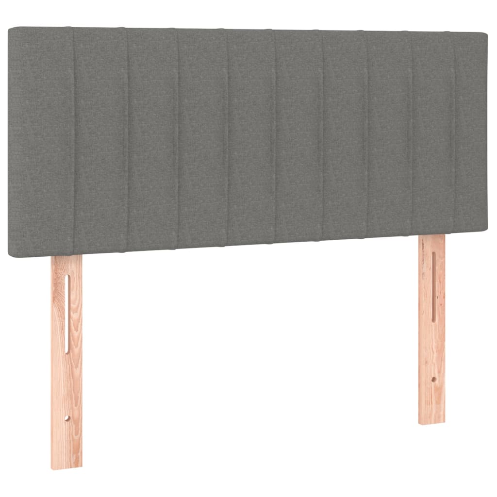 LED uzglavlje tamnosivo 80 x 5 x 78/88 cm od tkanine