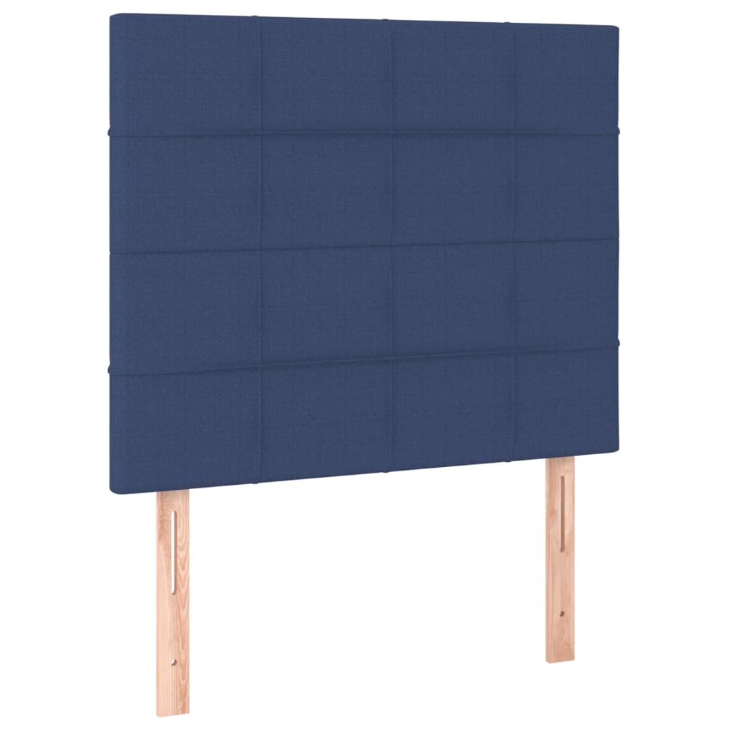 LED uzglavlje plavo 90x5x118/128 cm od tkanine