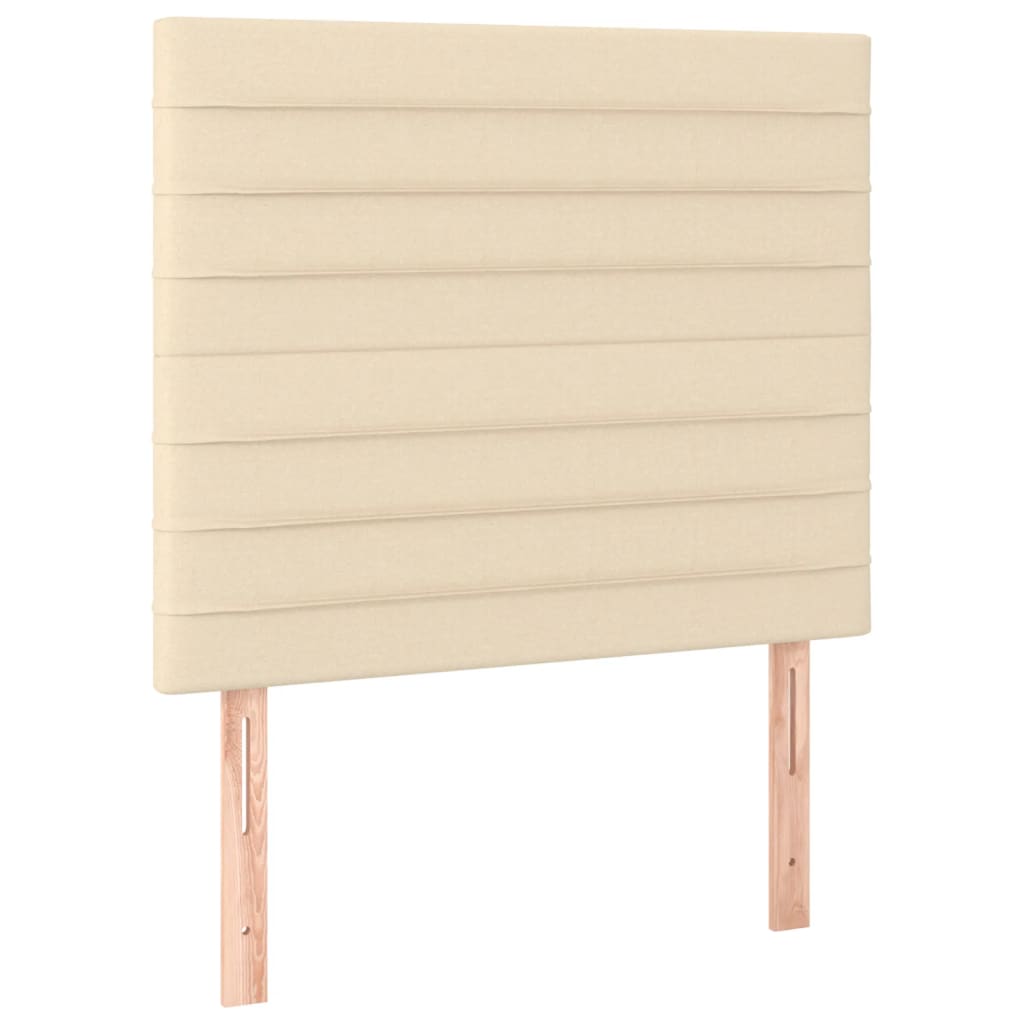 LED uzglavlje krem 100x5x118/128 cm od tkanine
