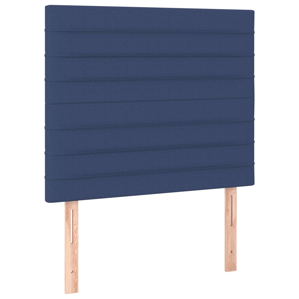 LED uzglavlje plavo 100x5x118/128 cm od tkanine