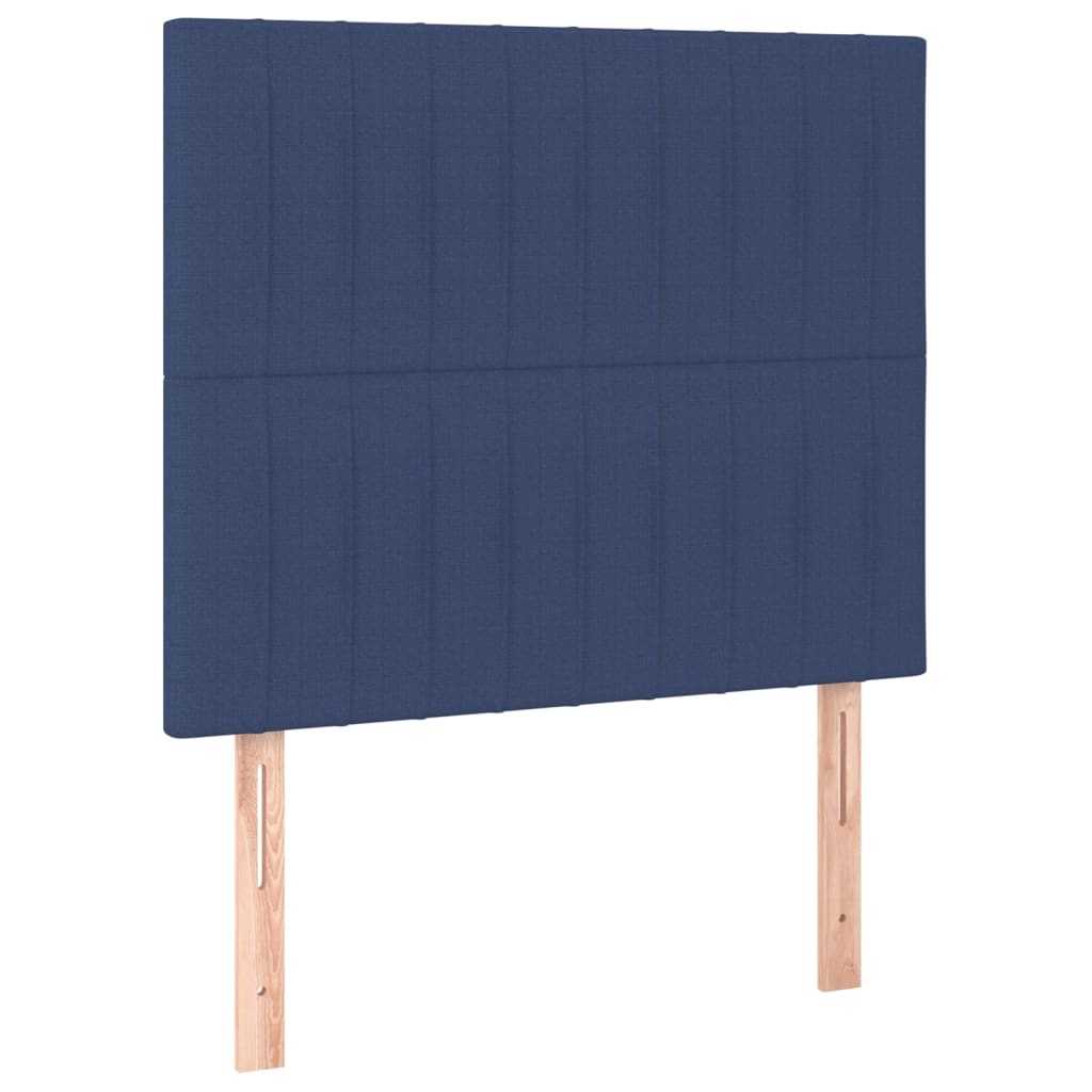 LED uzglavlje plavo 100x5x118/128 cm od tkanine