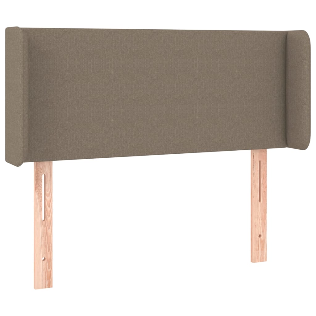 LED uzglavlje smeđesivo 83x16x78/88 cm od tkanine
