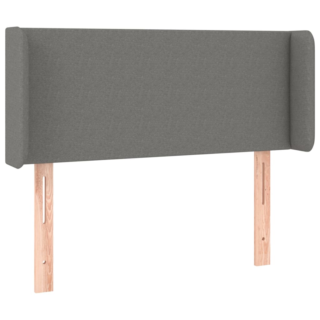 LED uzglavlje tamnosiv 93x16x78/88 cm od tkanine