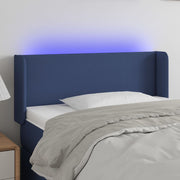 LED uzglavlje plavo 93x16x78/88 cm od tkanine