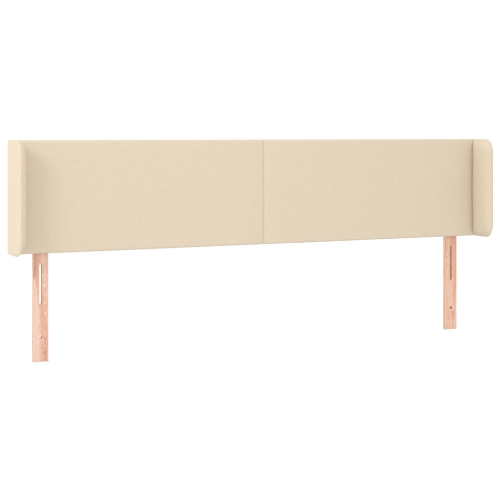 LED uzglavlje krem 203x16x78/88 cm od tkanine