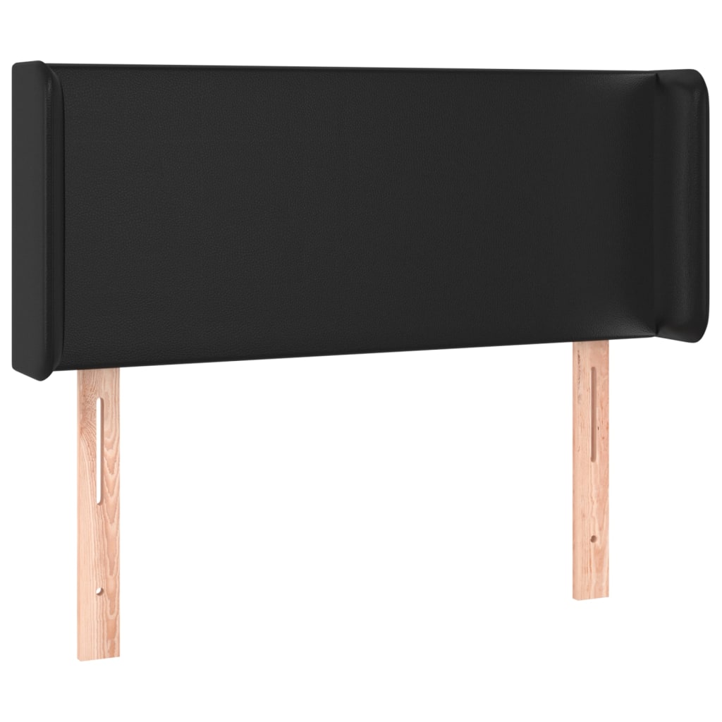 LED uzglavlje crno 83x16x78/88 cm od umjetne kože
