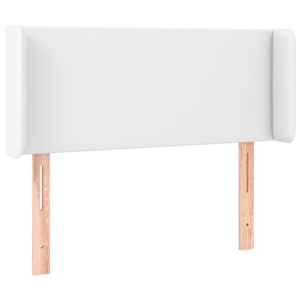LED uzglavlje bijelo 83x16x78/88 cm od umjetne kože