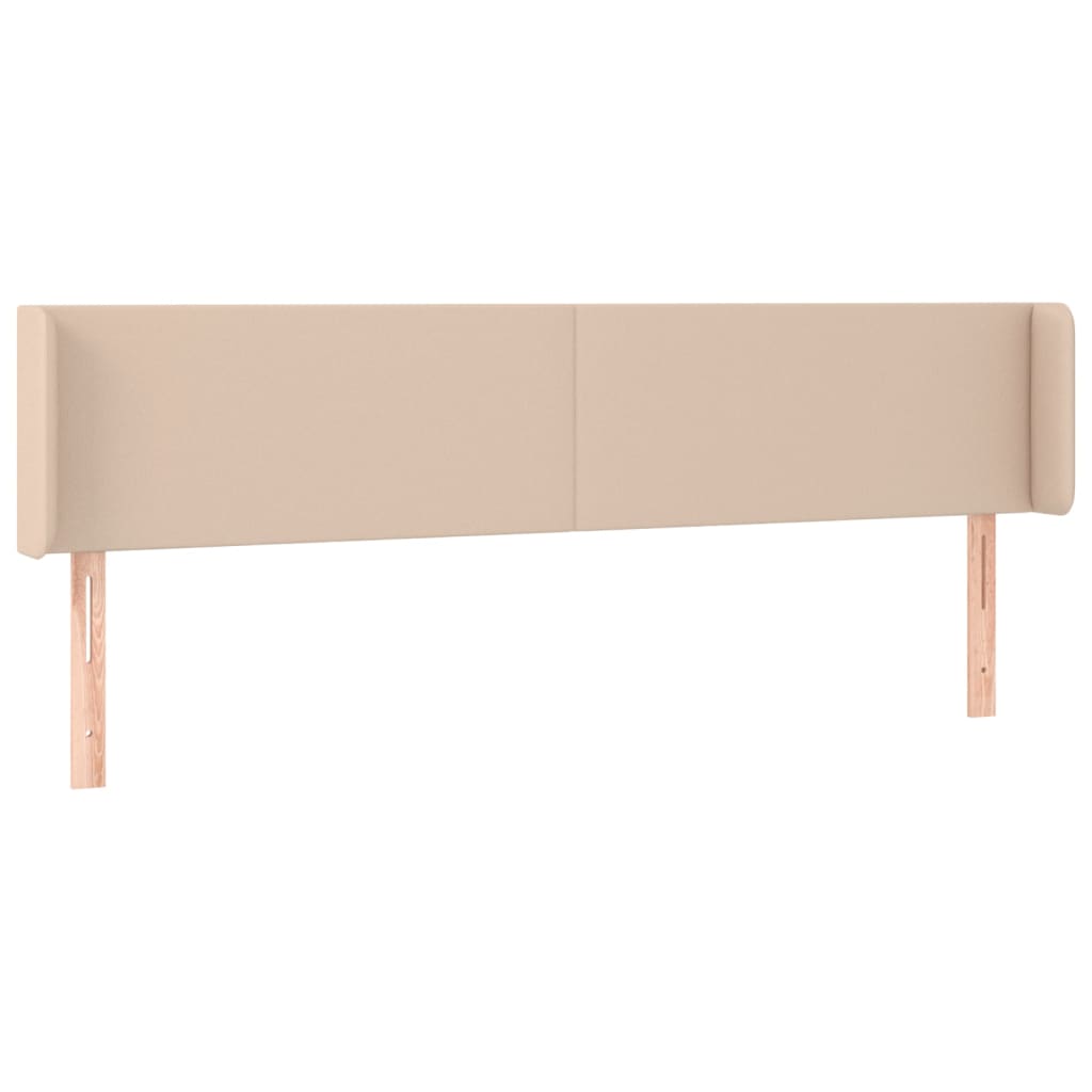 LED uzglavlje boja cappuccina 203x16x78/88 cm od umjetne kože