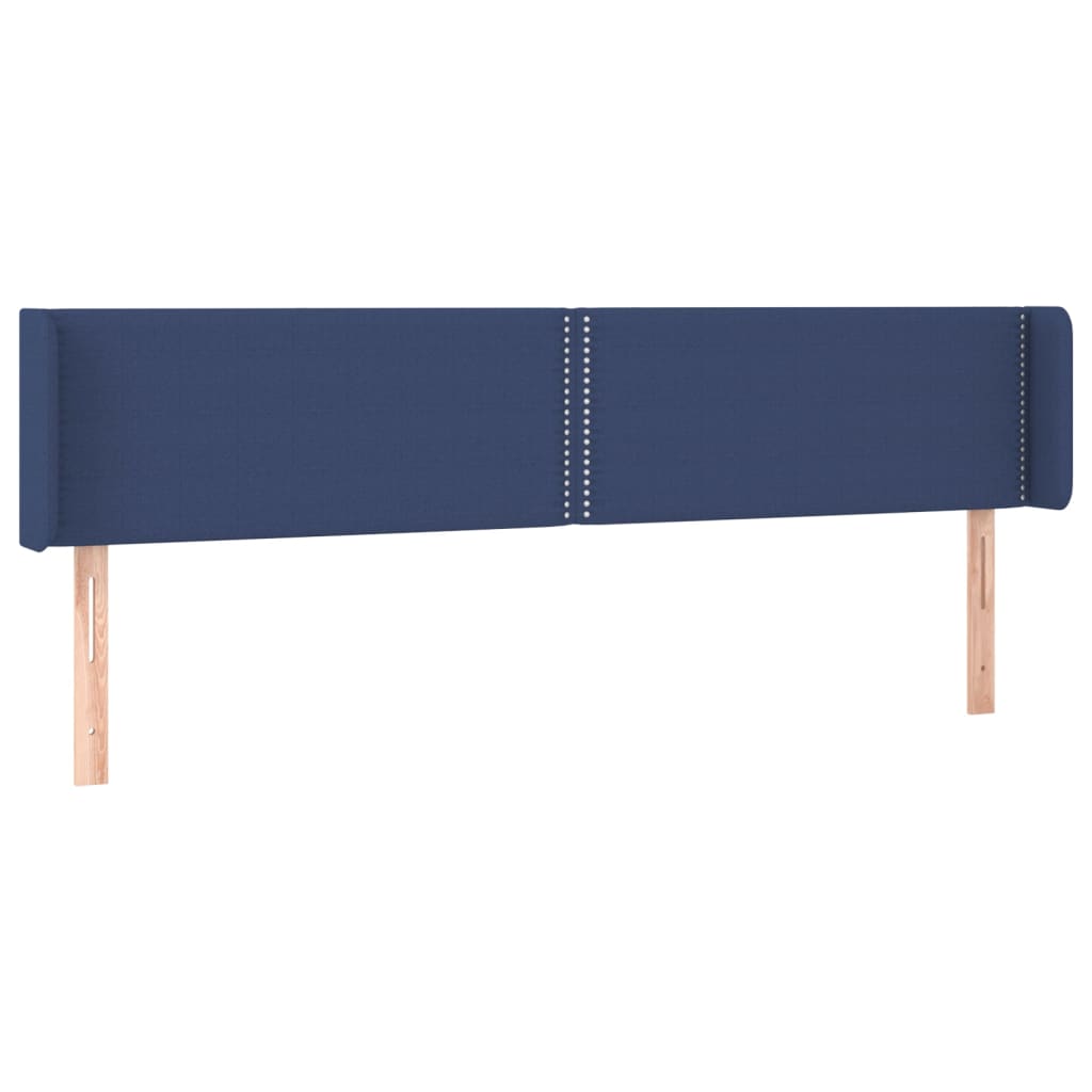 LED uzglavlje plavo 203x16x78/88 cm od tkanine