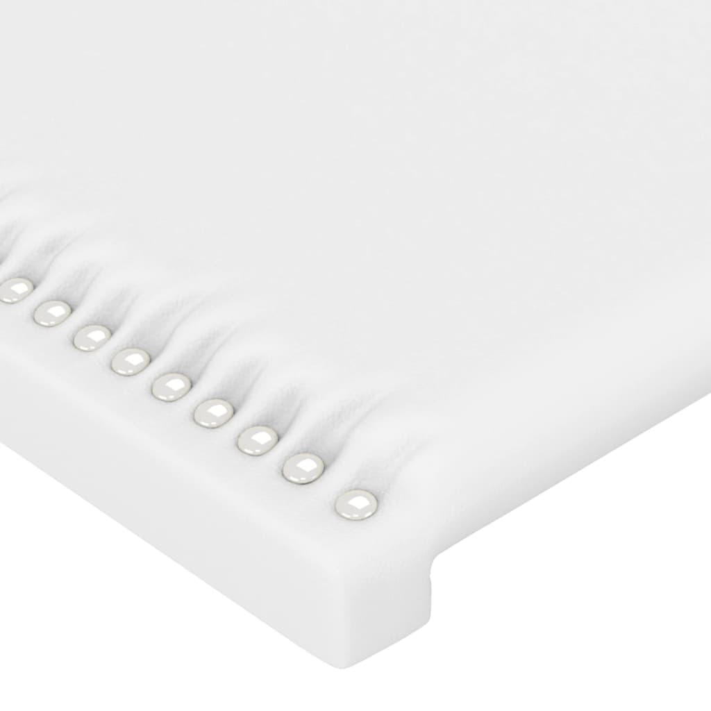 LED uzglavlje bijelo 103x16x78/88 cm od umjetne kože