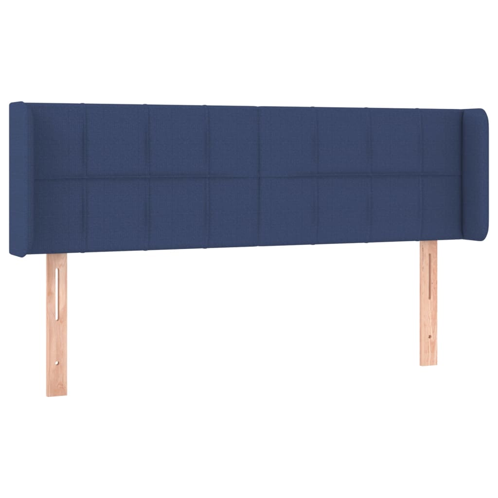 LED uzglavlje plavo 147x16x78/88 cm od tkanine