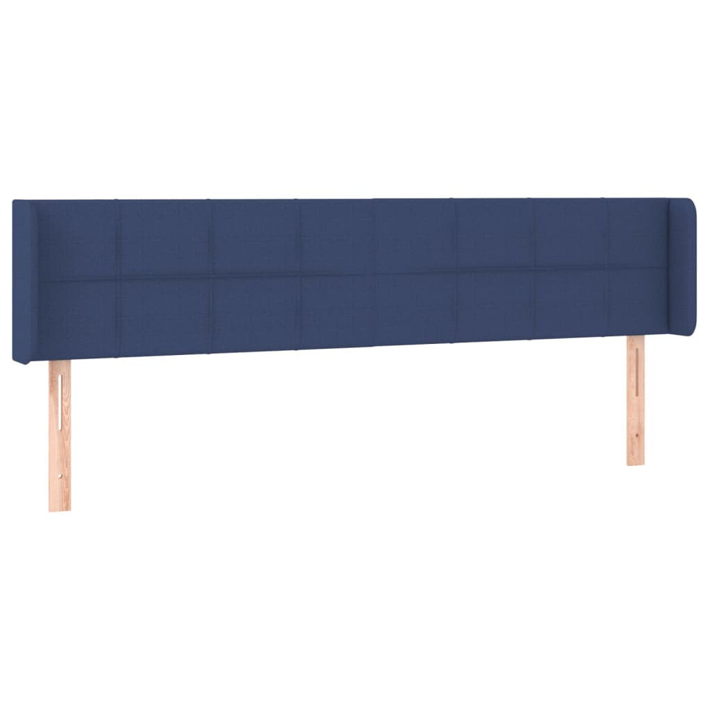 LED uzglavlje plavo 163x16x78/88 cm od tkanine