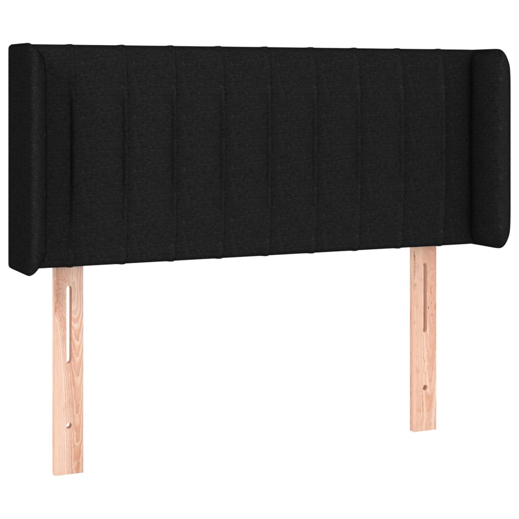 LED uzglavlje crno 103x16x78/88 cm od tkanine