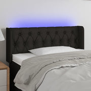 LED uzglavlje crno 103x16x78/88 cm od tkanine
