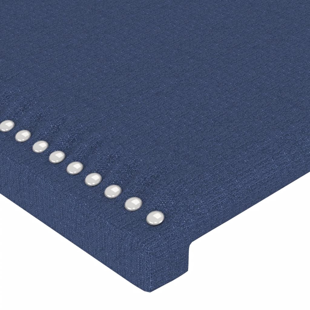 LED uzglavlje plavo 93 x 16 x 118/128 cm od tkanine