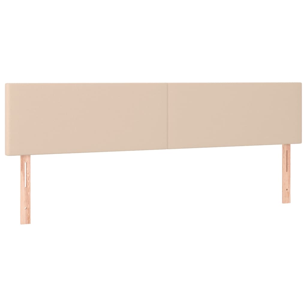 Krevet box spring madrac LED cappuccino 180x200cm umjetna koža