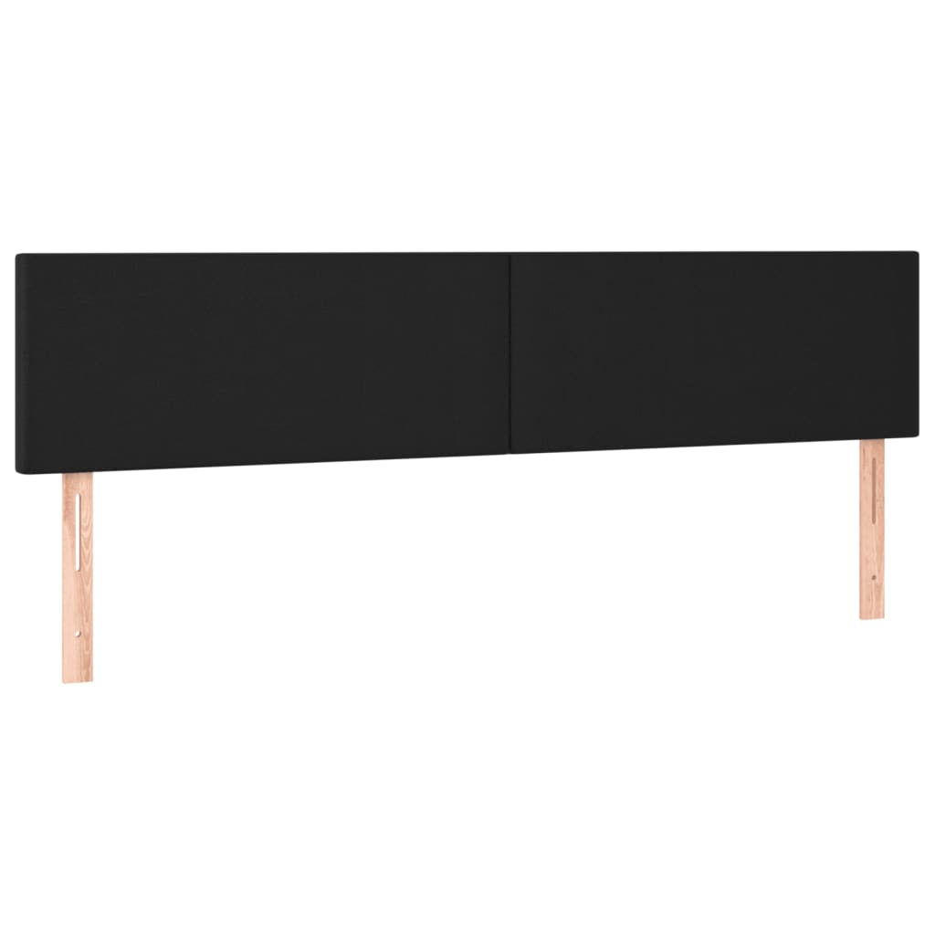 Krevet s oprugama i madracem crni 180 x 200 cm od umjetne kože