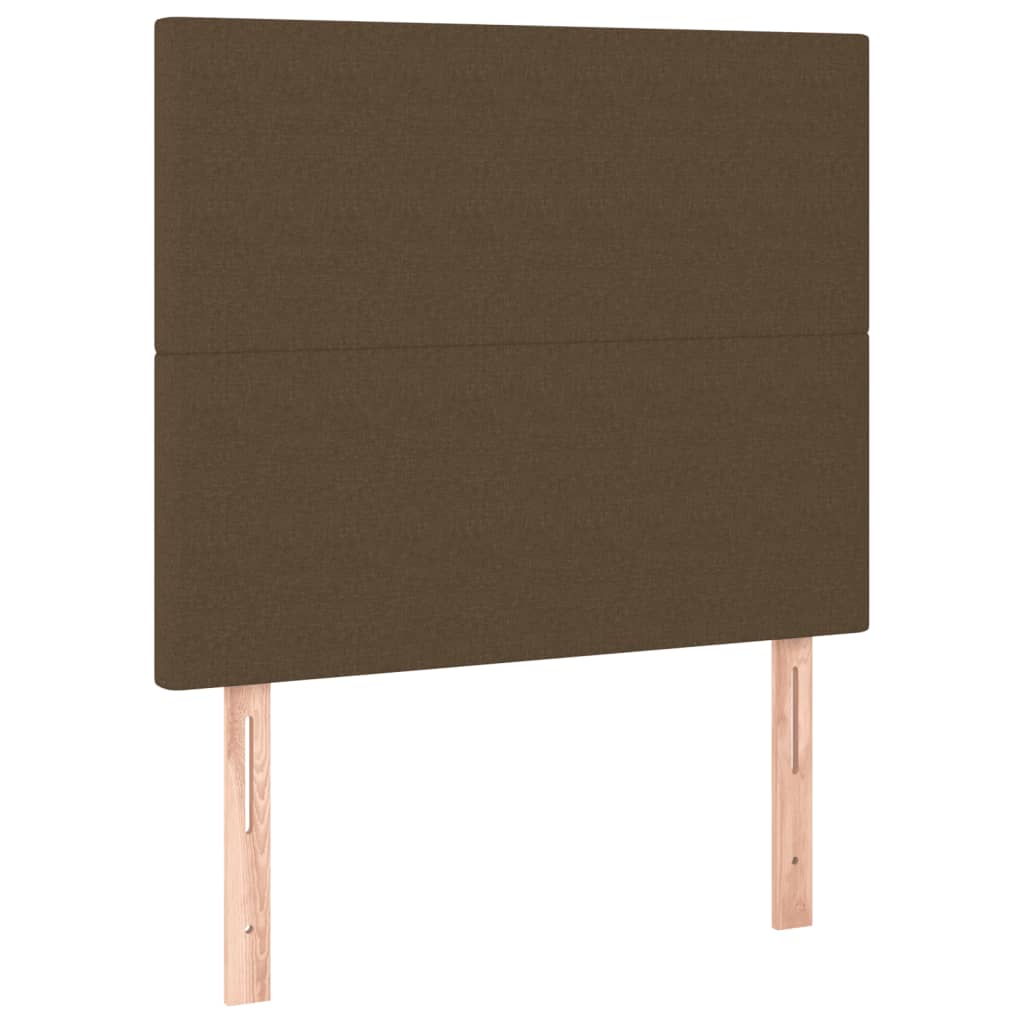 Okvir za krevet bez madraca tamnosmeđi 80x200 cm od tkanine