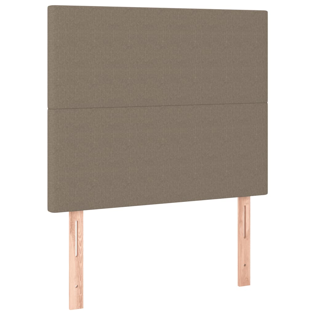 Okvir za krevet bez madraca smeđesivi 90x200cm od tkanine