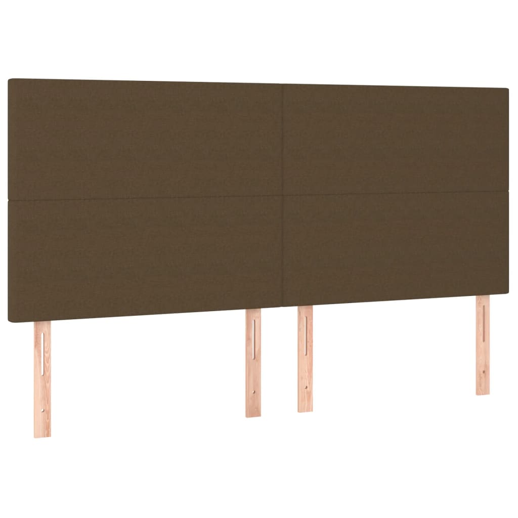 Okvir za krevet bez madraca tamnosmeđi 200x200 cm od tkanine