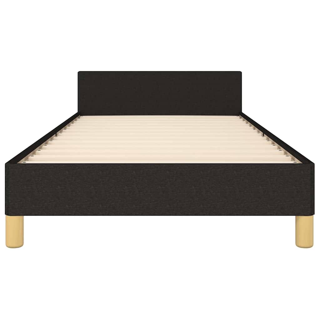 Okvir za krevet bez madraca crni 80x200cm od tkanine