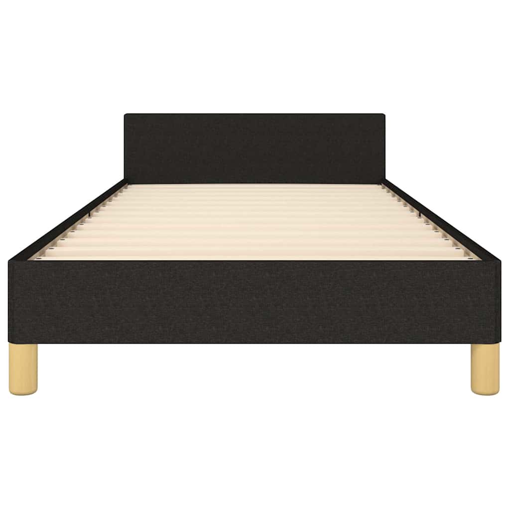 Okvir za krevet bez madraca crni 80x200cm od tkanine