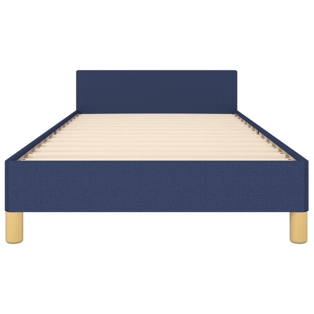 Okvir za krevet bez madraca plava 90x190cm od tkanine