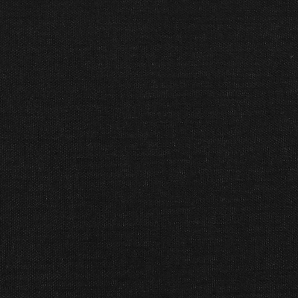 Okvir za krevet s uzglavljem crni 200 x 200 cm od tkanine