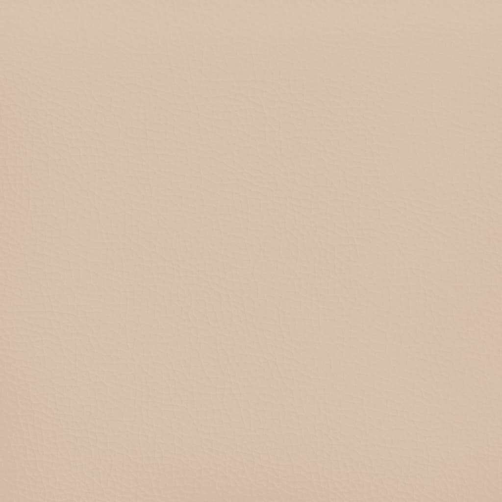 Okvir za krevet boja cappuccina 100x200 cm umjetna koža