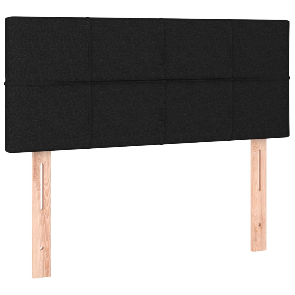 Box spring krevet s madracem crni 120 x 200 cm baršunasti