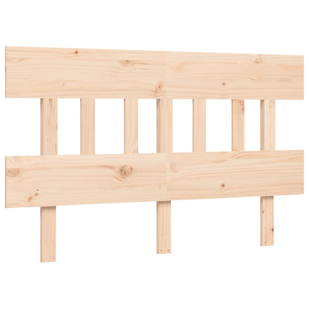 Krevet za starije s uzglavljem 140x190 cm od masivnog drva