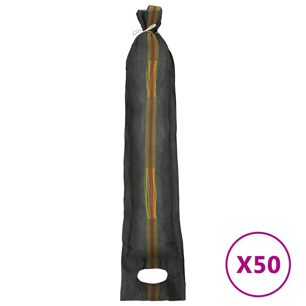 Vreće za pijesak 50 kom tamnozelene 103 x 25 cm HDPE