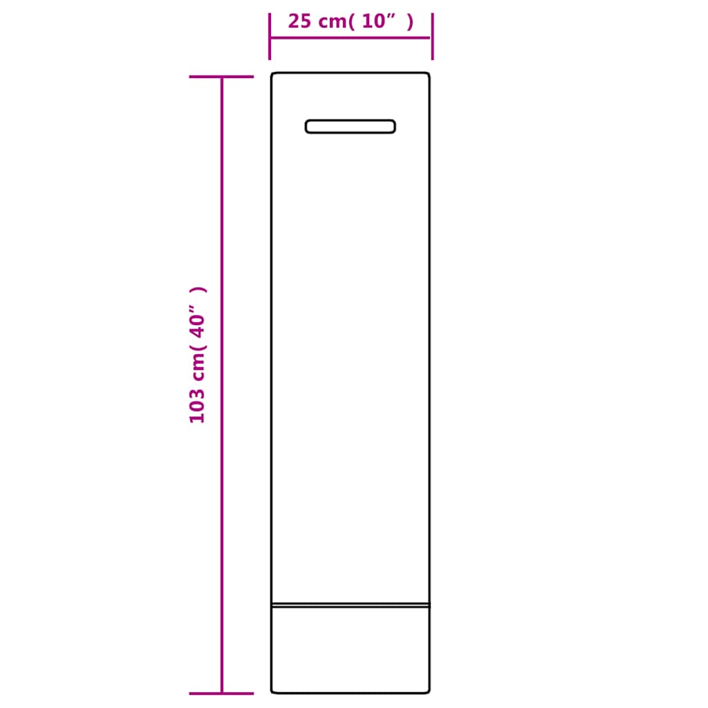 Vreće za pijesak 50 kom tamnozelene 103 x 25 cm HDPE