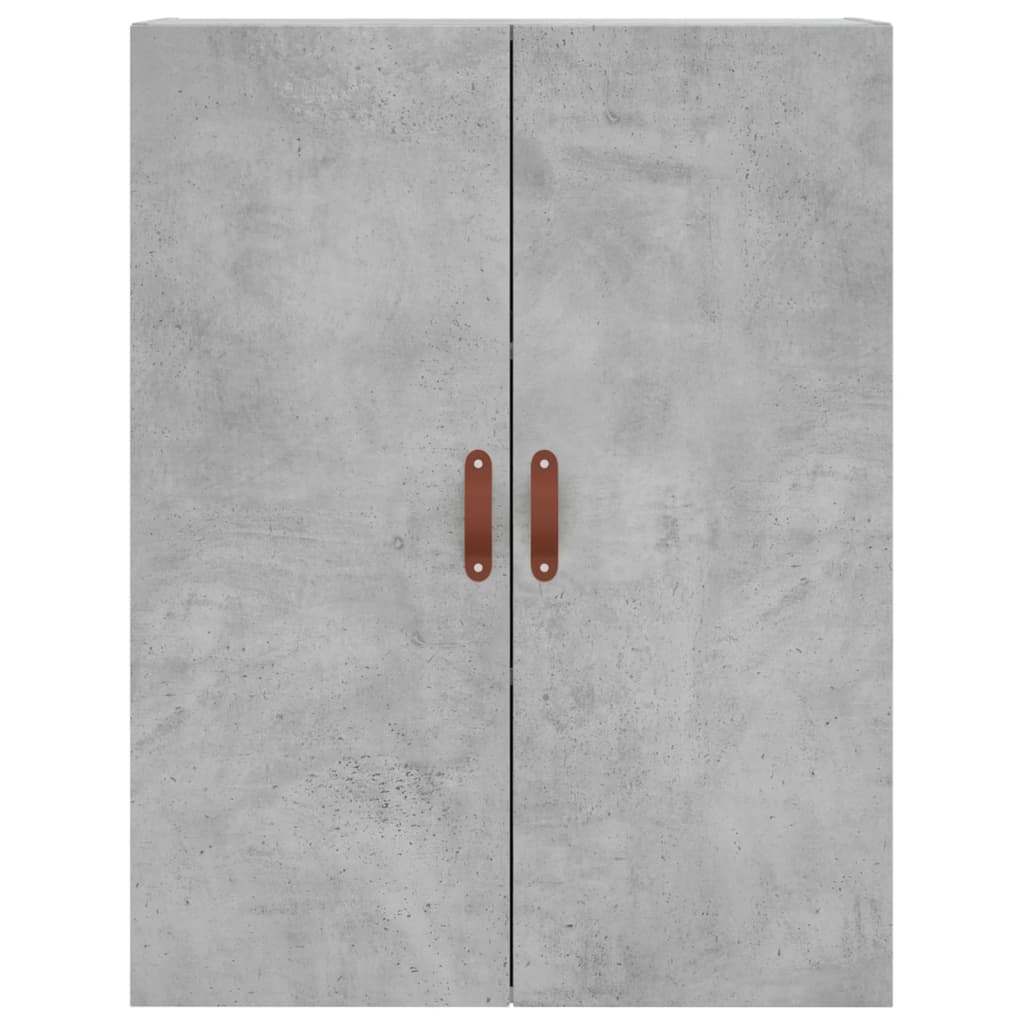 Zidni ormarići 2 kom siva boja betona 69,5 x 34 x 90 cm