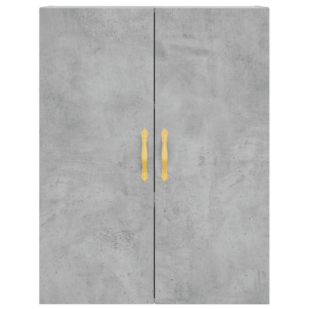 Zidni ormarići 2 kom siva boja betona 69,5 x 34 x 90 cm